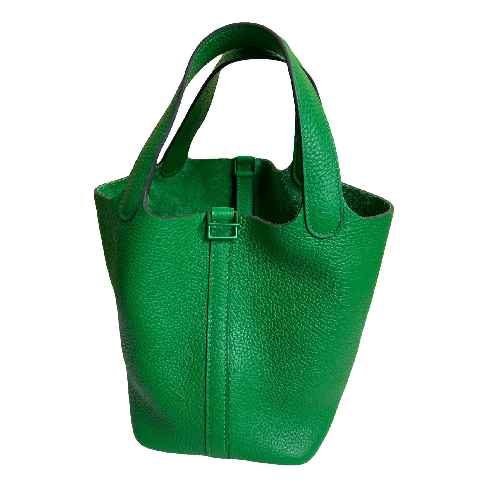 Picotin leather tote