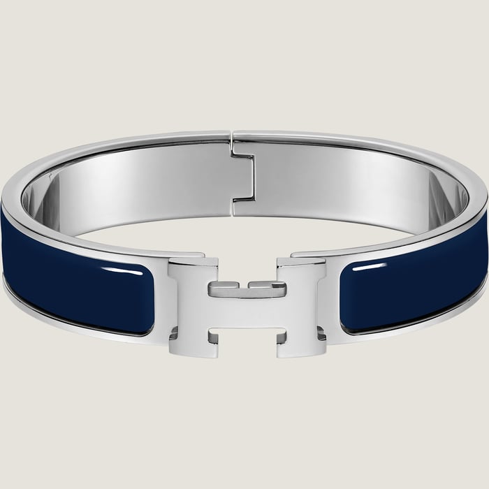 Bleu Abysse Clic H Bracelet