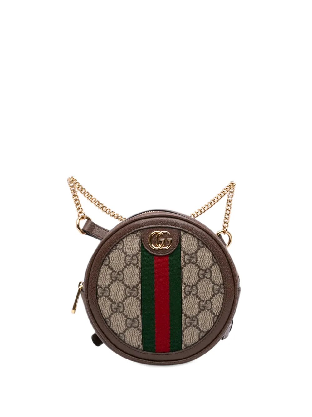 2016-2026 Mini GG Supreme Web Ophidia Round backpack
