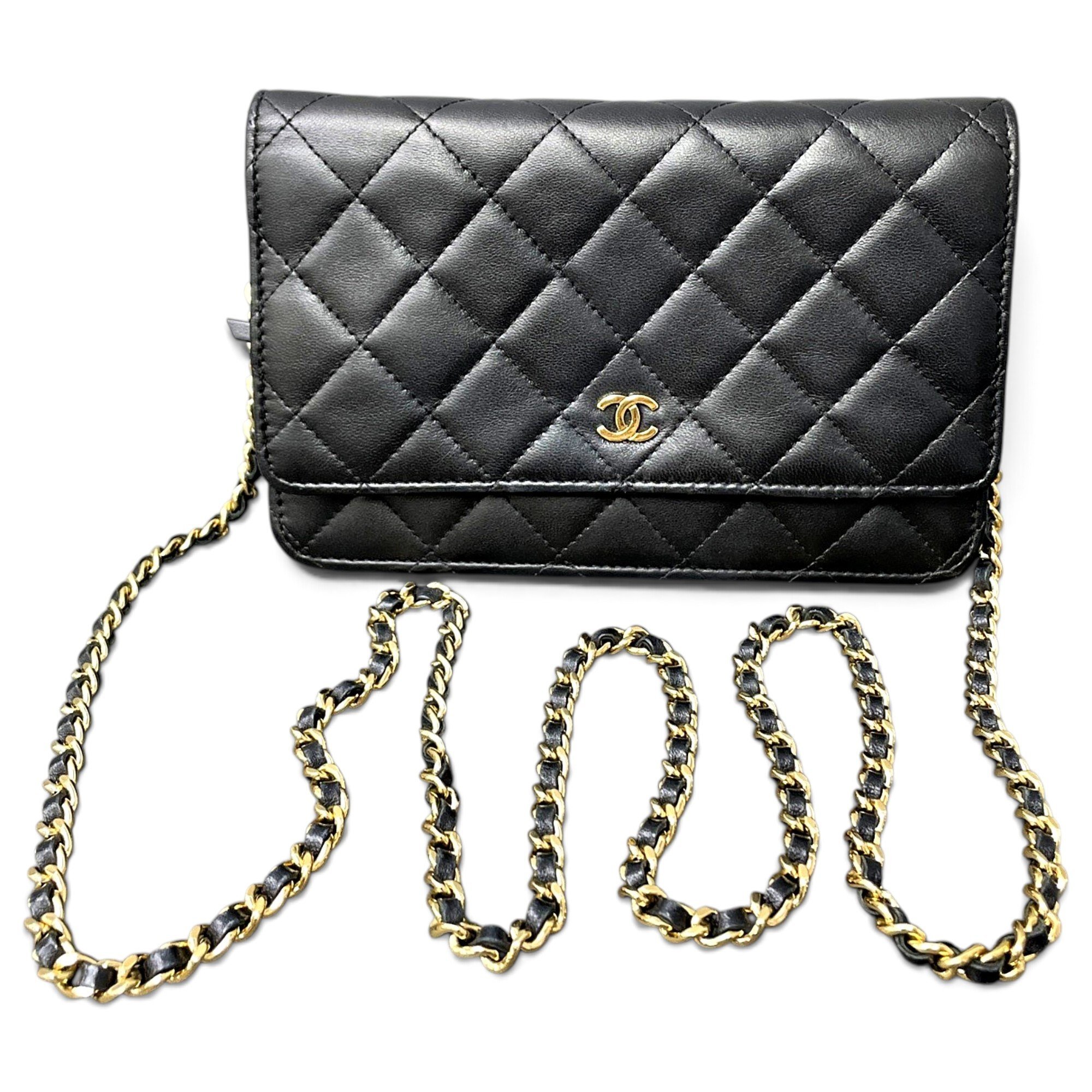 Wallet On Chain Timeless/Classique leather crossbody bag
