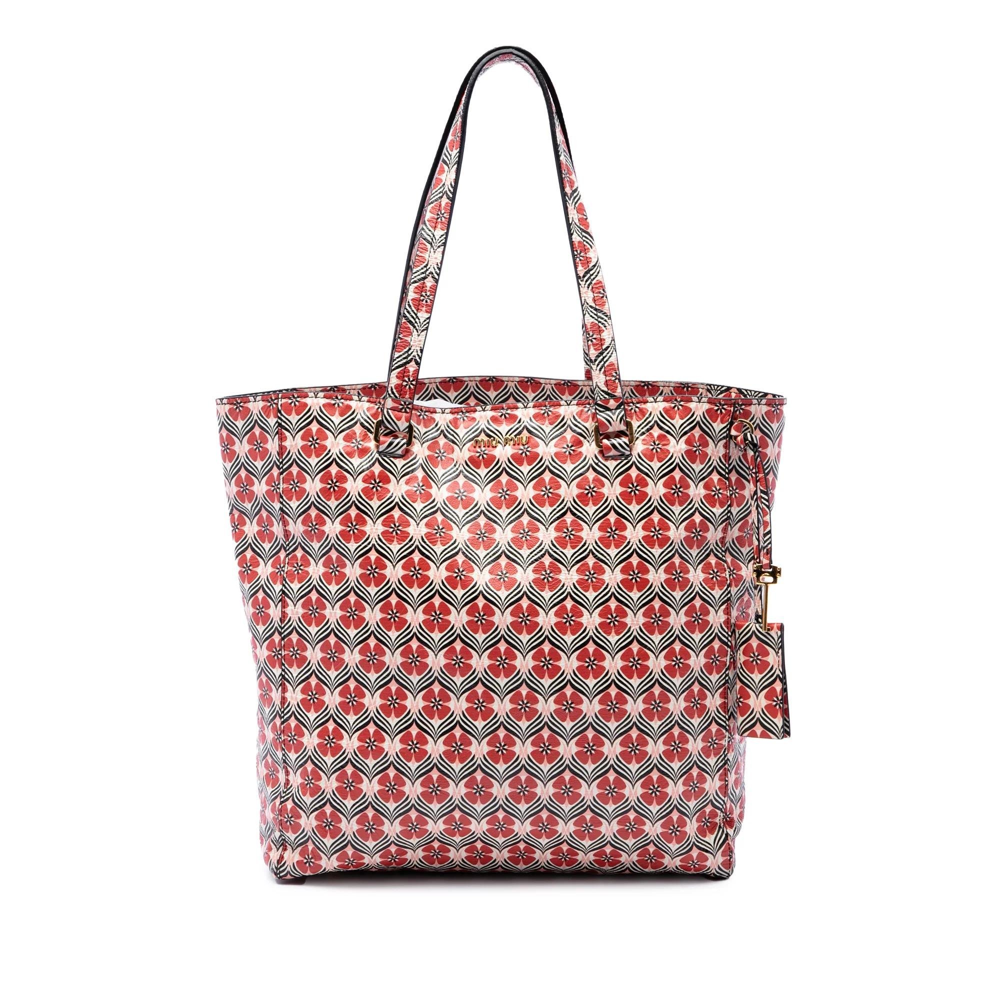 Miu Miu Madras pony-style calfskin handbag
