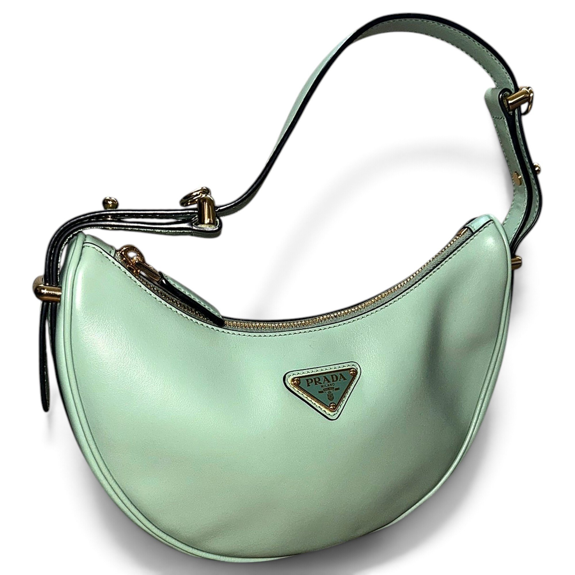 Arqué leather handbag