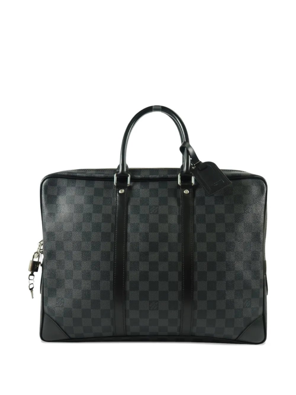 Damier Graphite Porte-Documents Voyage briefcase