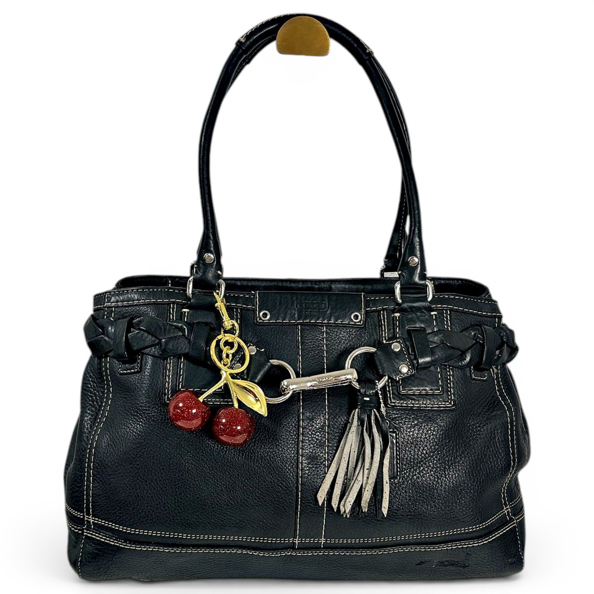 Leather handbag