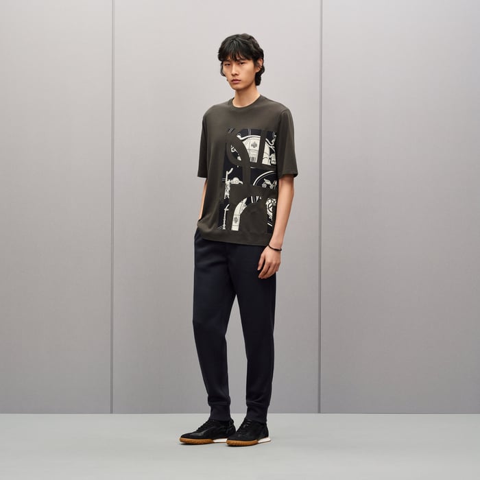 Kaki "Ex-libris" T-shirt