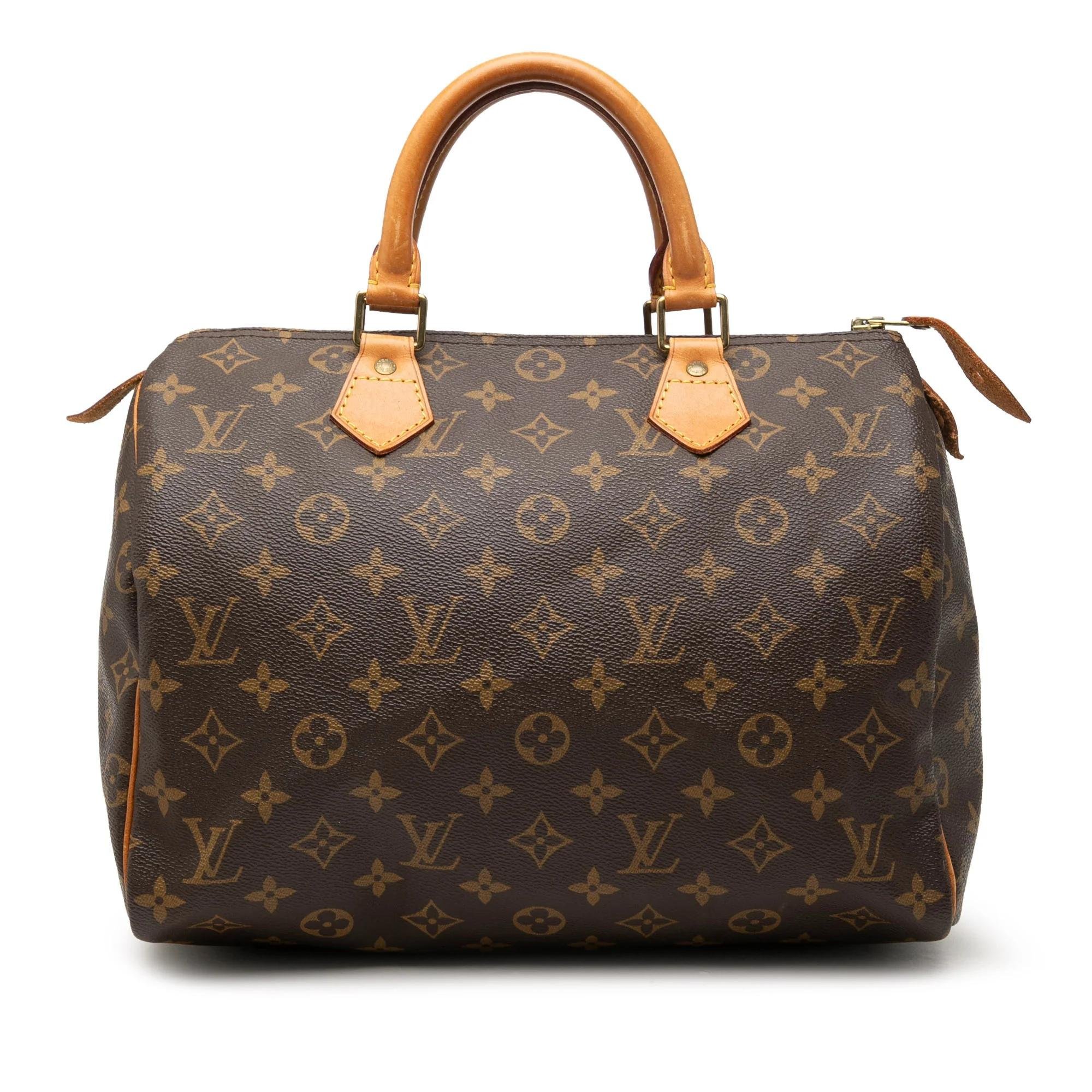 Speedy leather handbag