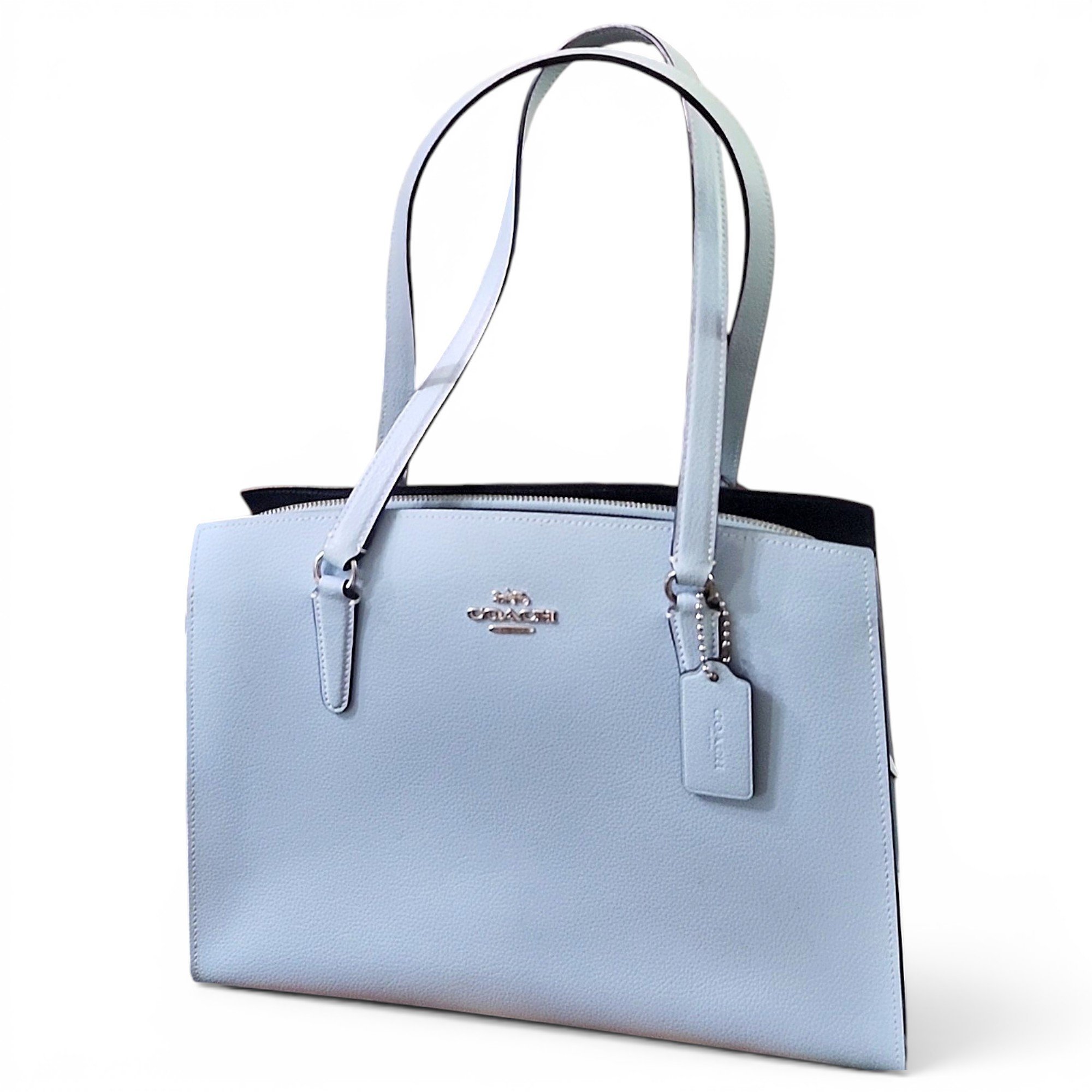 Leather tote