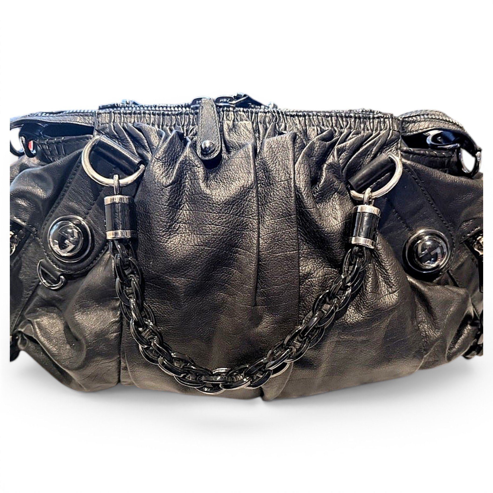 Hysteria leather handbag