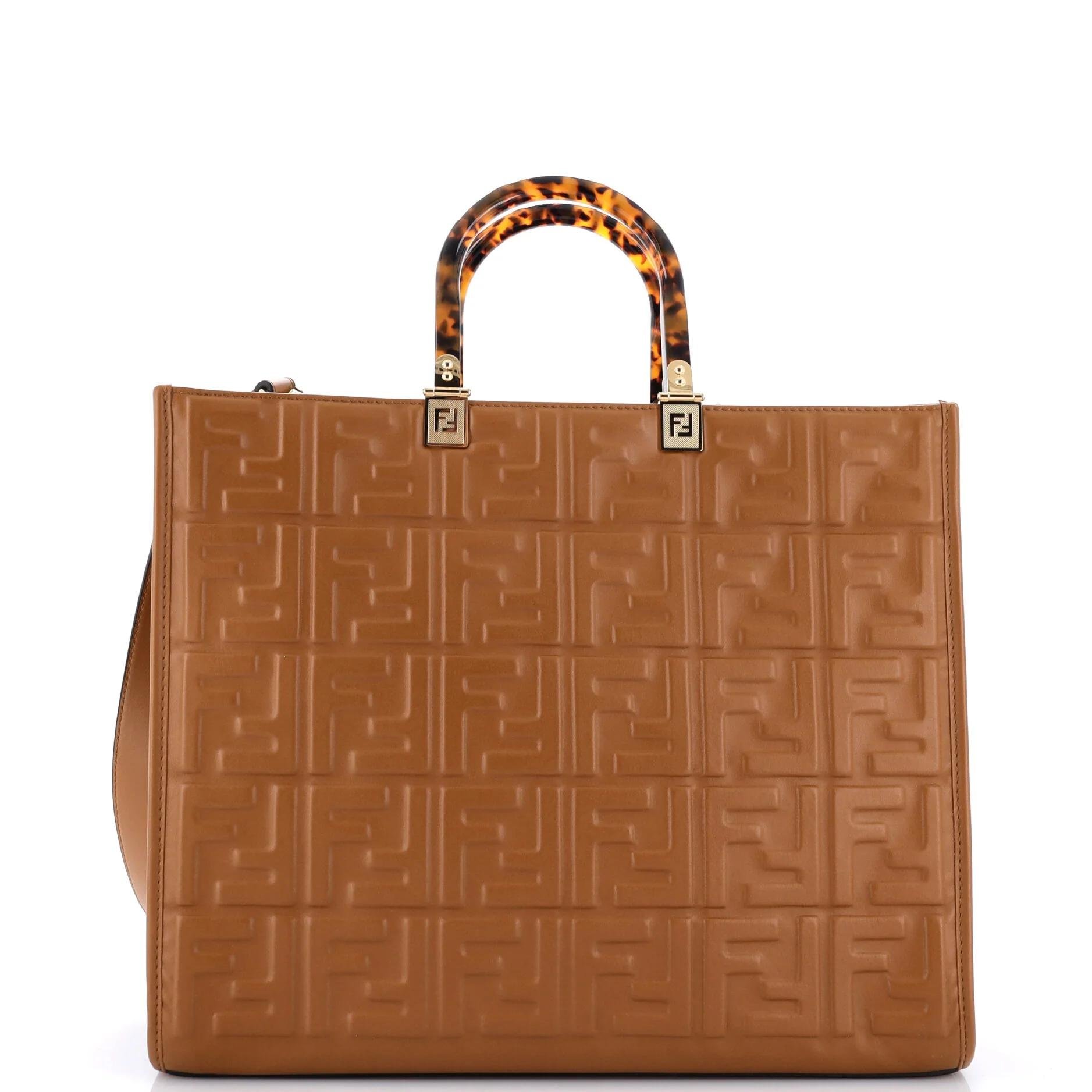 Sunshine leather tote