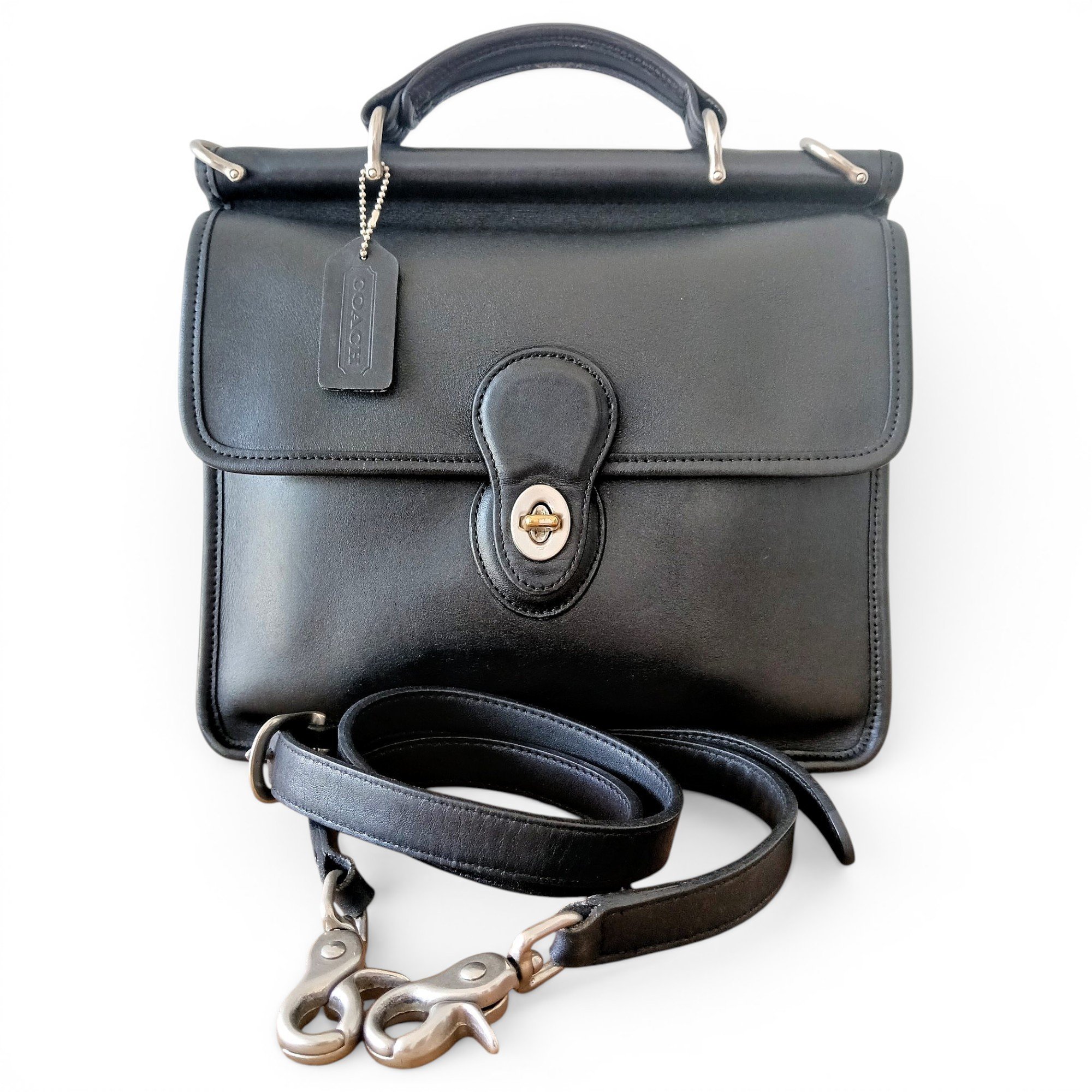 Leather satchel
