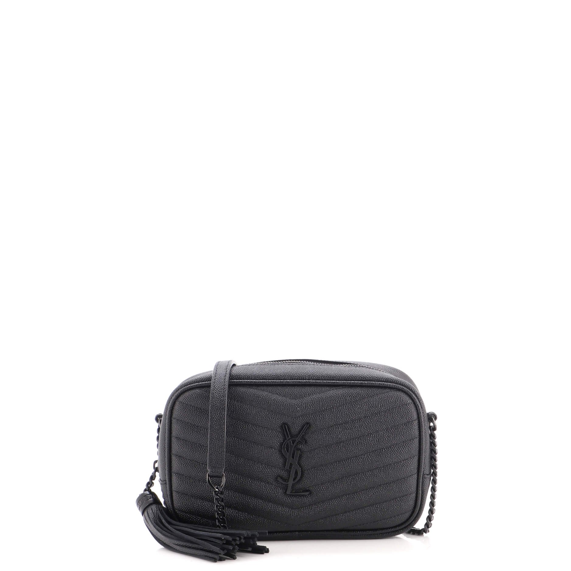 Lou Camera Bag Matelasse Chevron Leather Mini