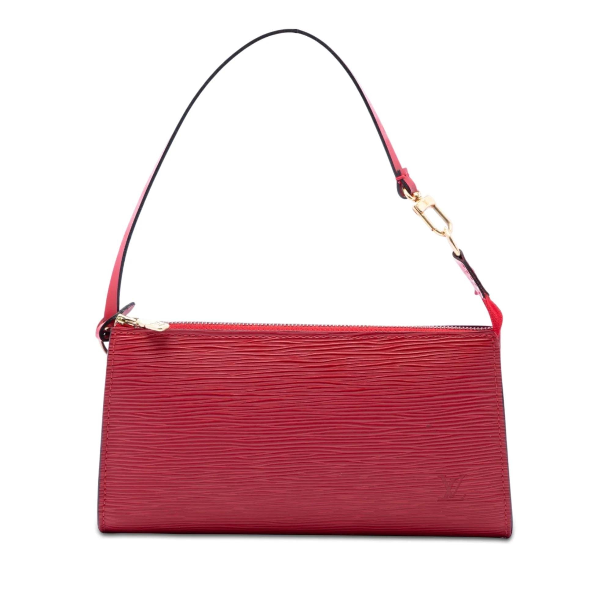 Pochette Accessoire leather handbag