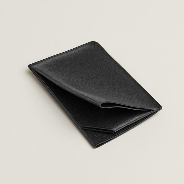 Noir H Sellier Colorfil Card Holder