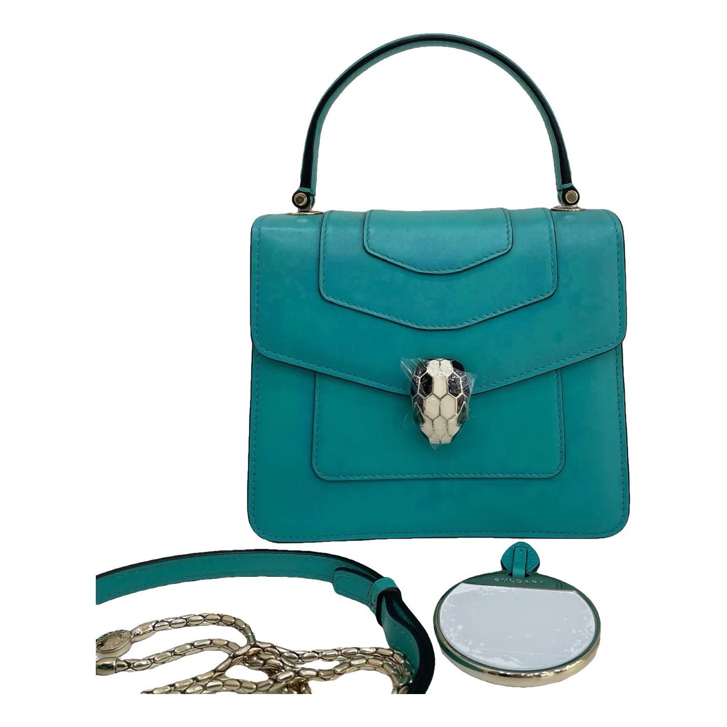 Serpenti leather crossbody bag