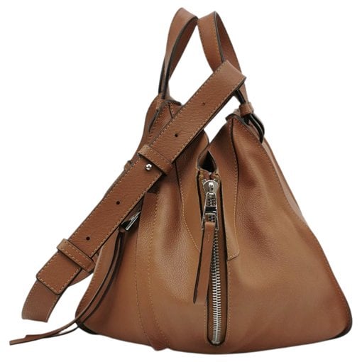 Hammock leather handbag