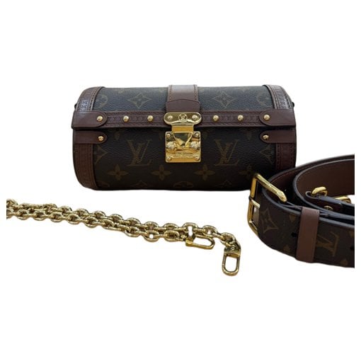 Papillon Trunk leather handbag