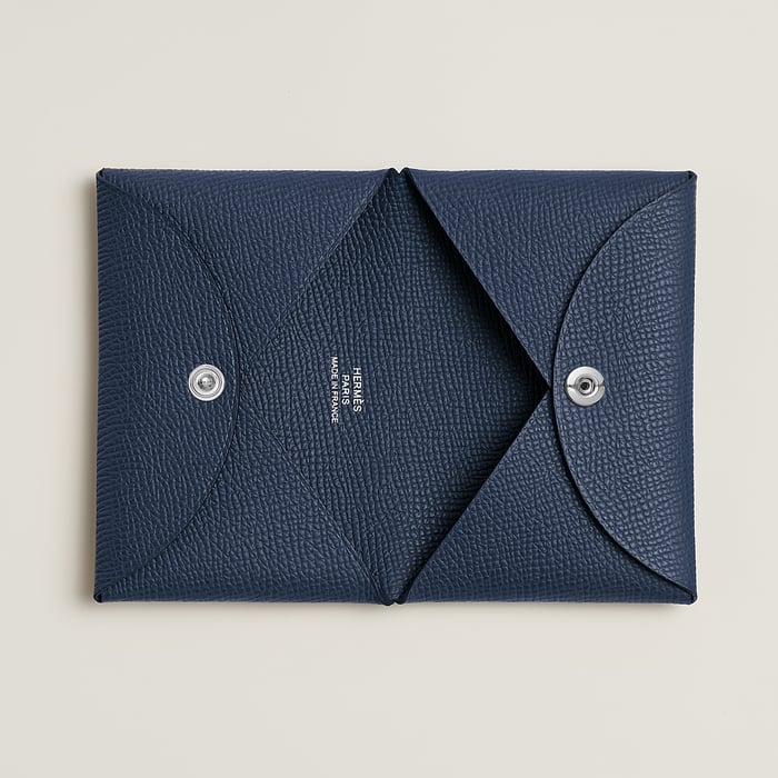 Navy Calvi Card Holder