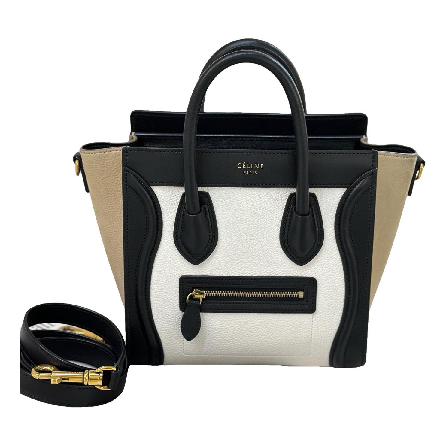 Nano Luggage leather handbag