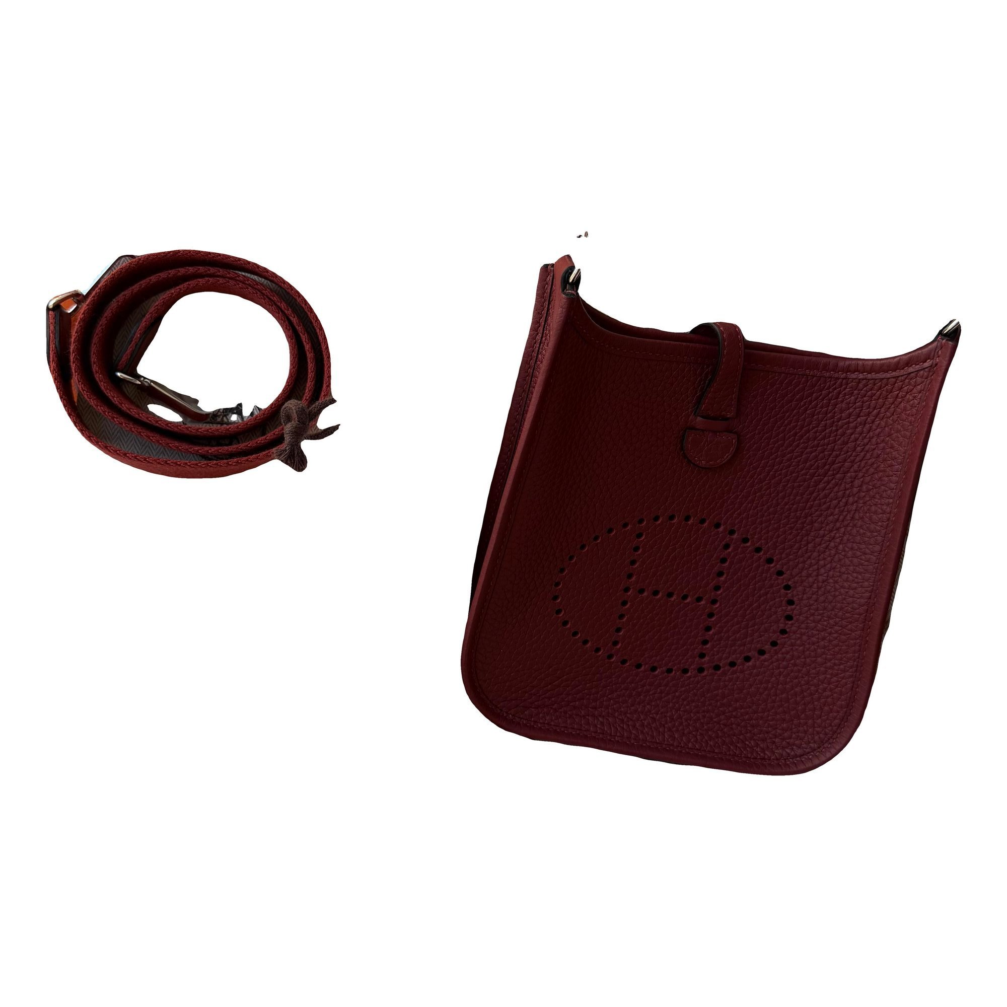 Mini Evelyne leather crossbody bag
