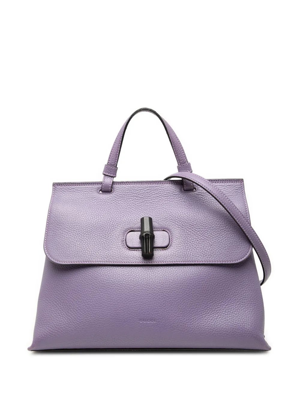 2000-2015 Medium Leather Bamboo Daily satchel