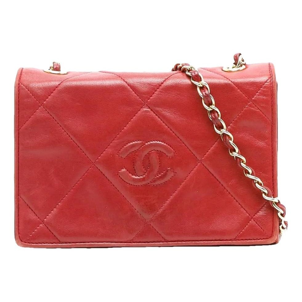 Trendy CC Quilted leather handbag