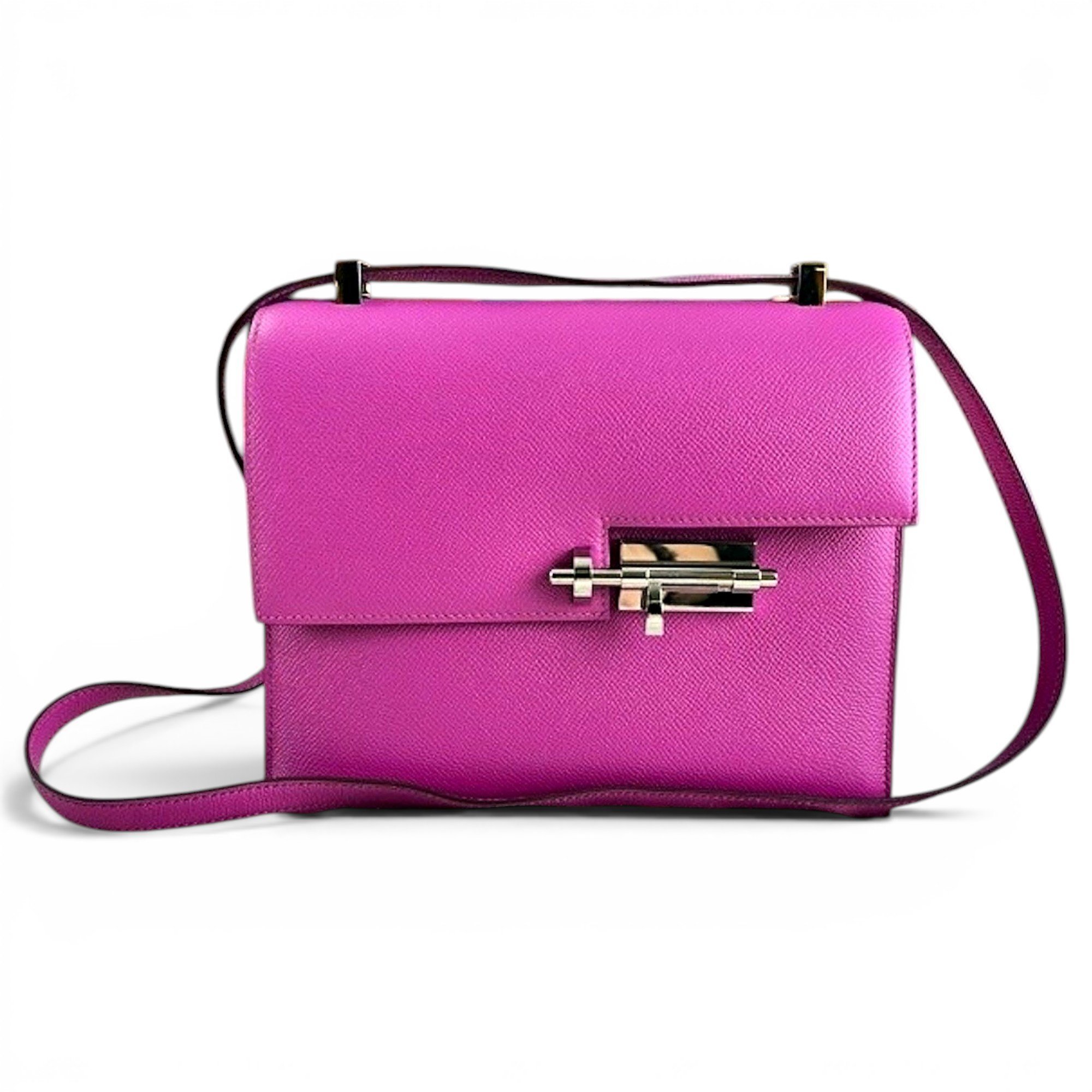 Verrou leather handbag