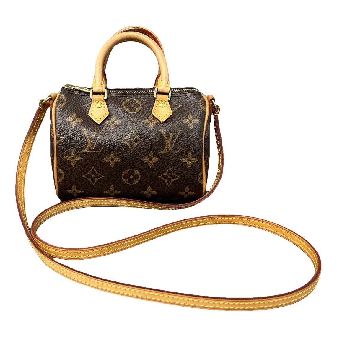 Nano Speedy / Mini HL leather handbag