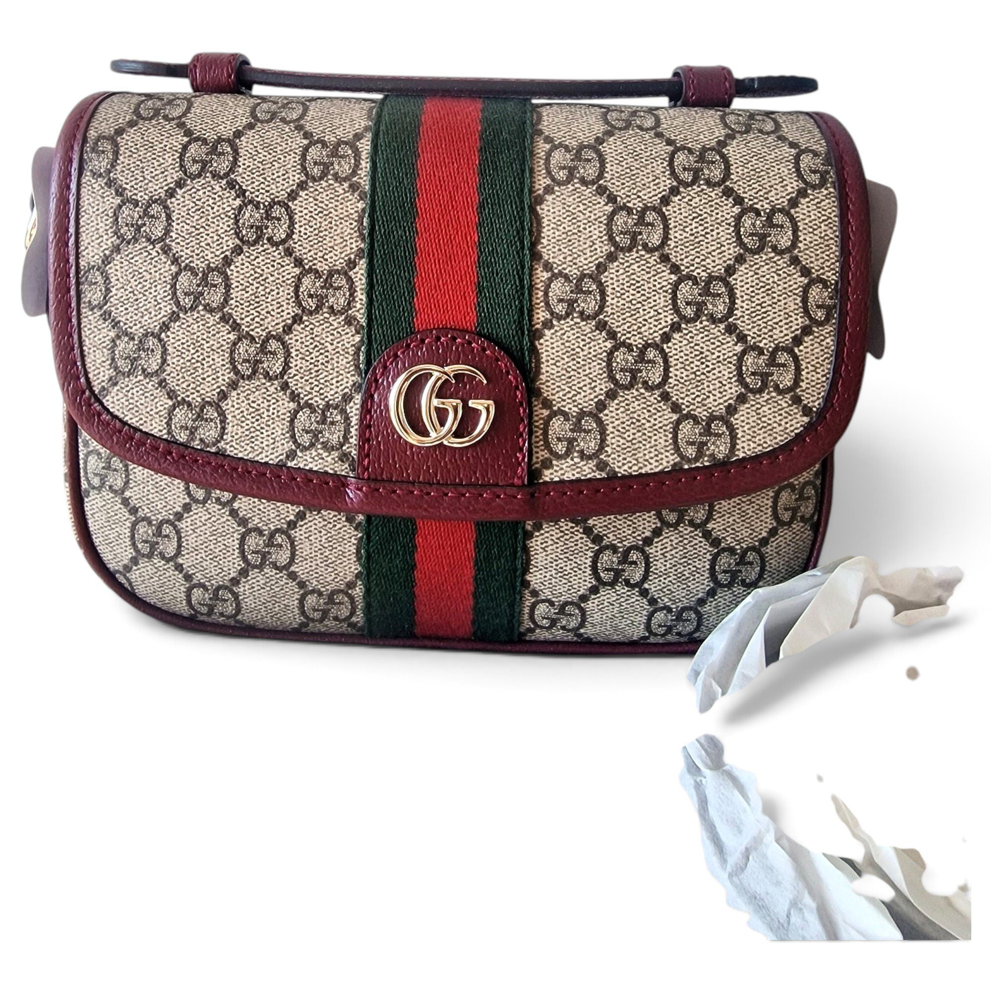 Ophidia leather handbag