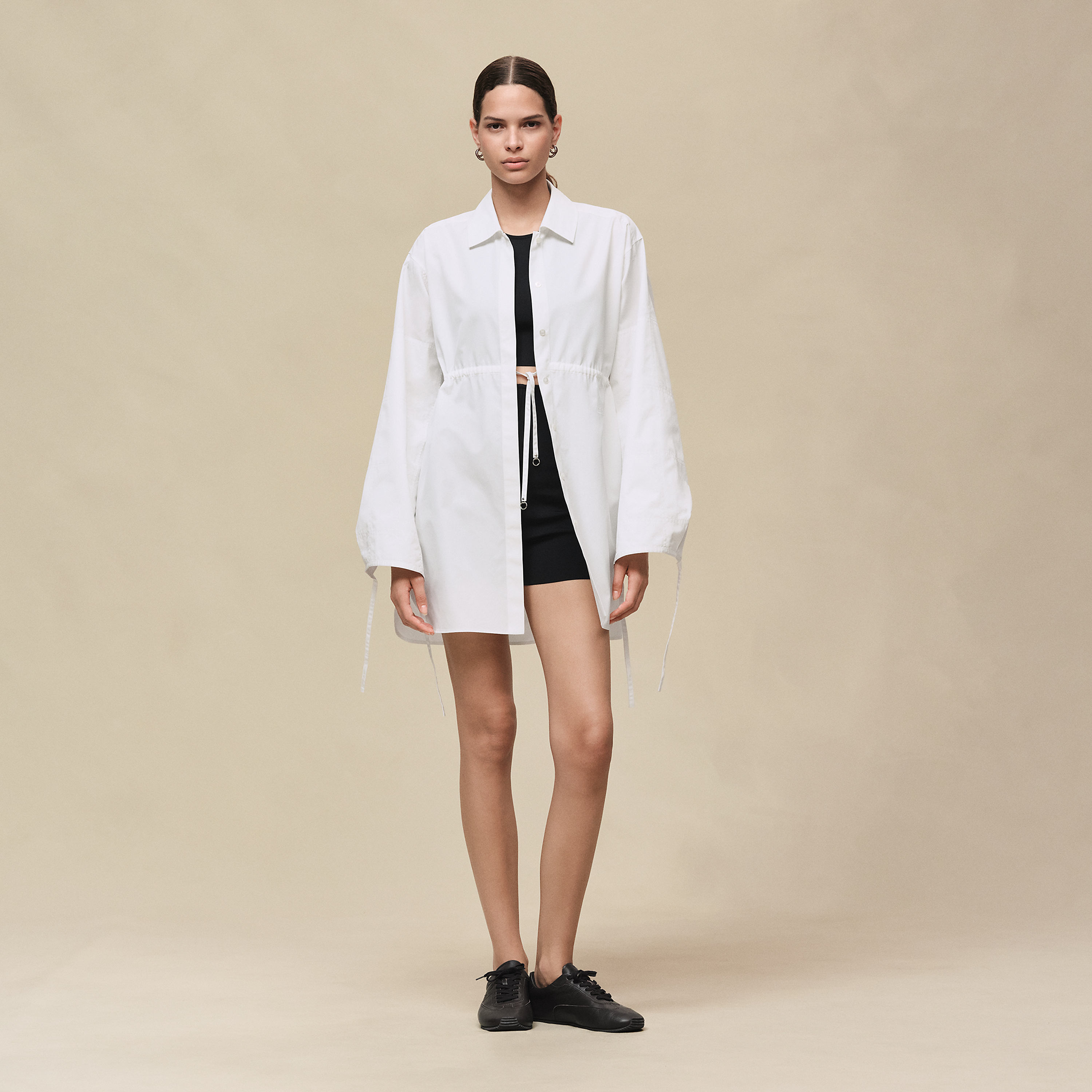 Drawstring shirt