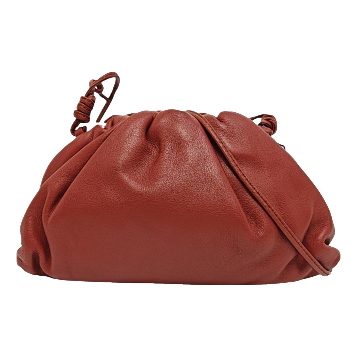 Pouch leather crossbody bag