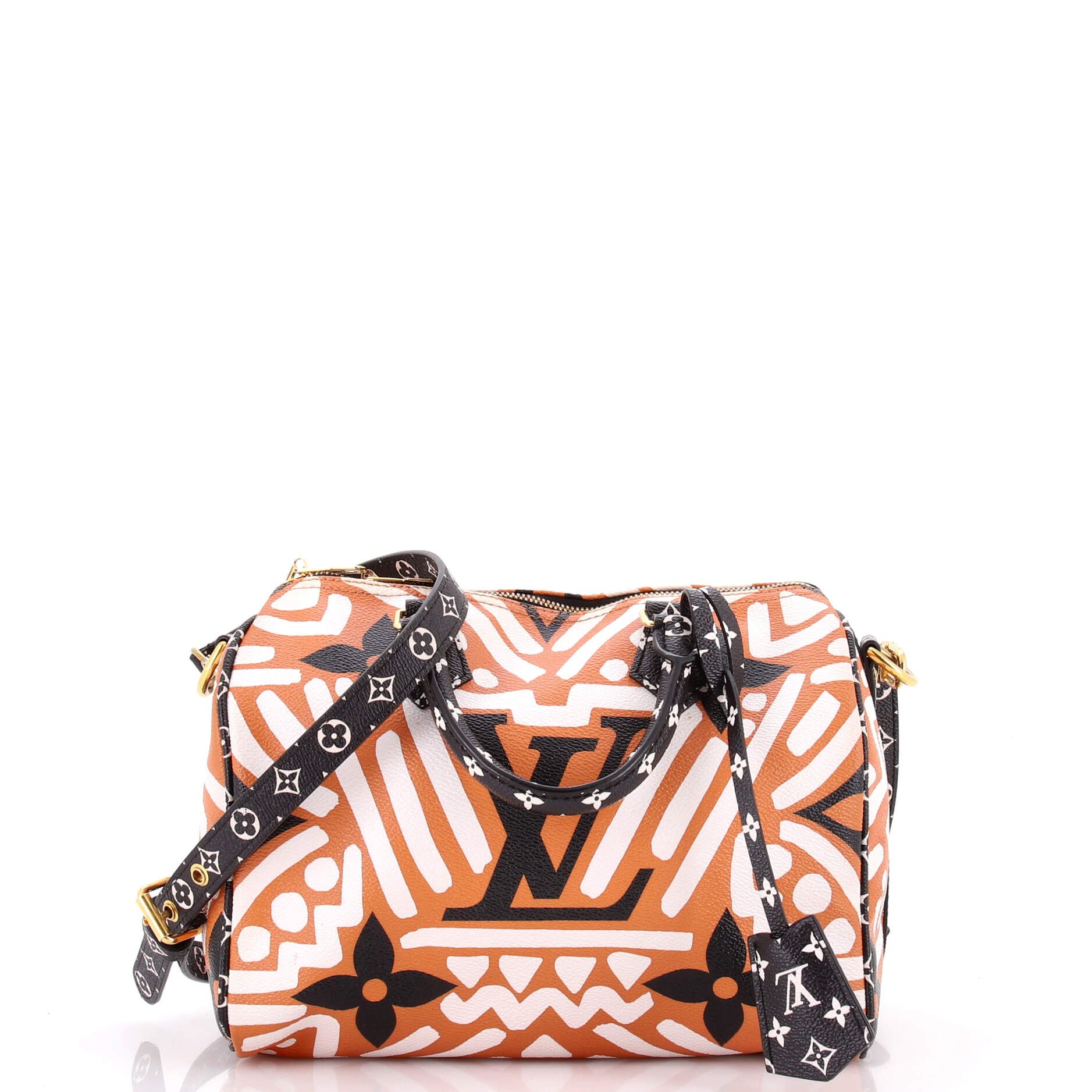 Speedy Bandouliere Bag Limited Edition Crafty Monogram Giant 25