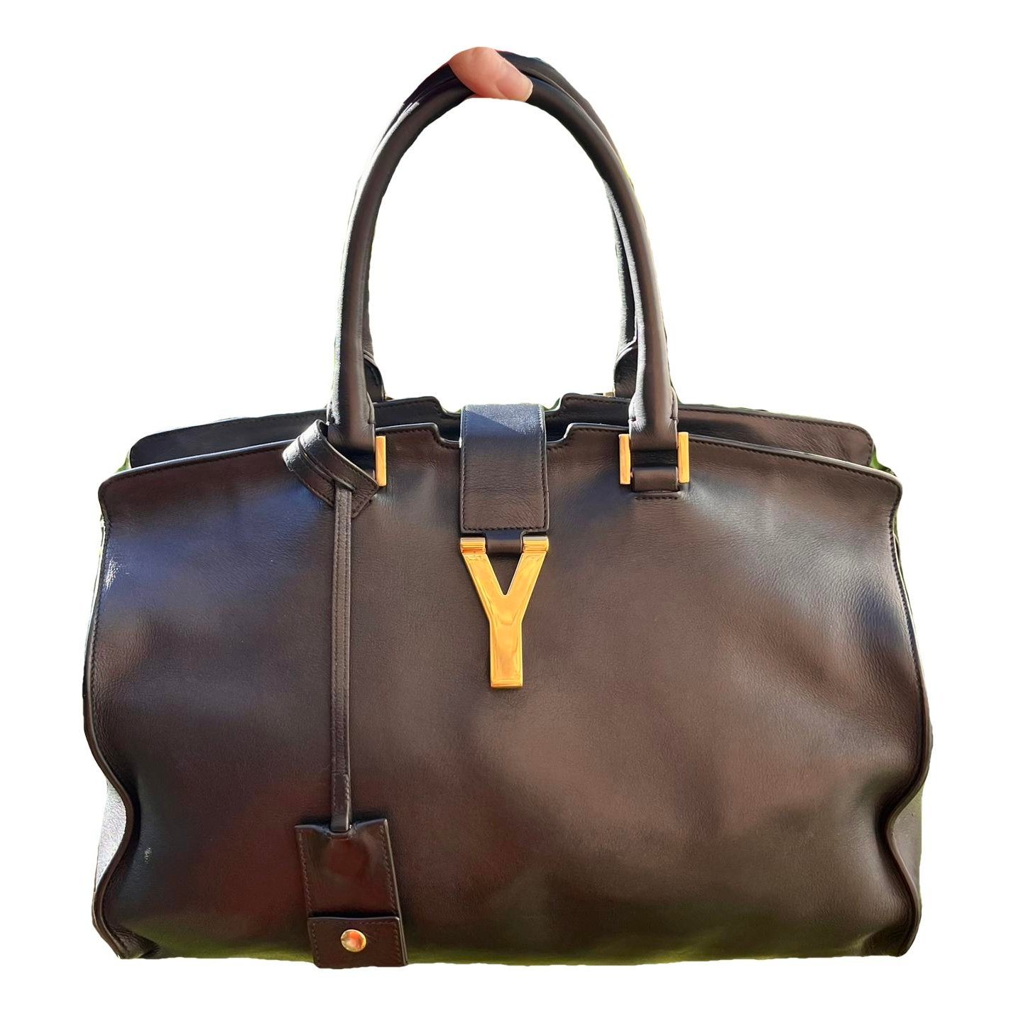 Leather tote