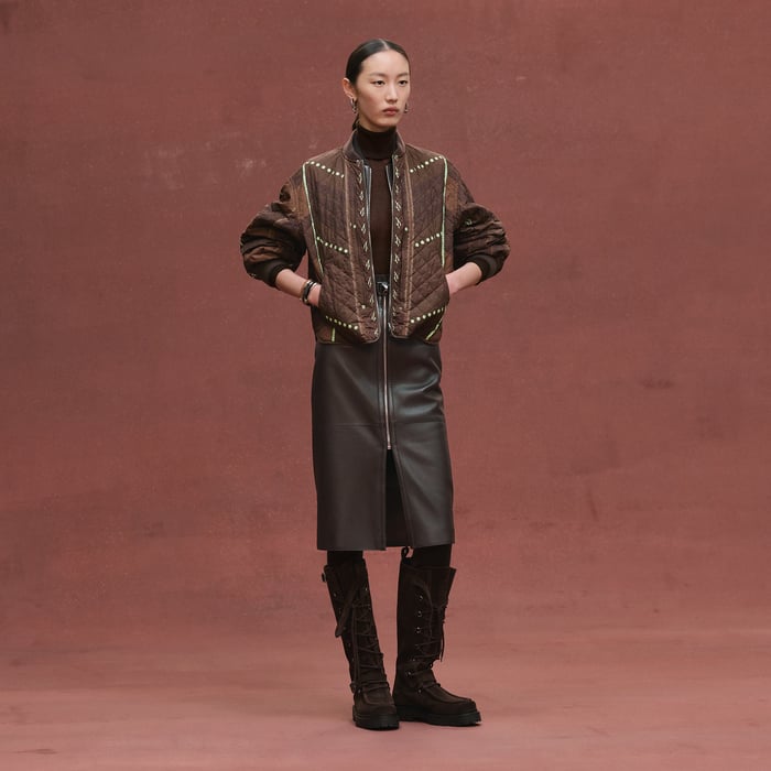 Marron Érable Modular Coat