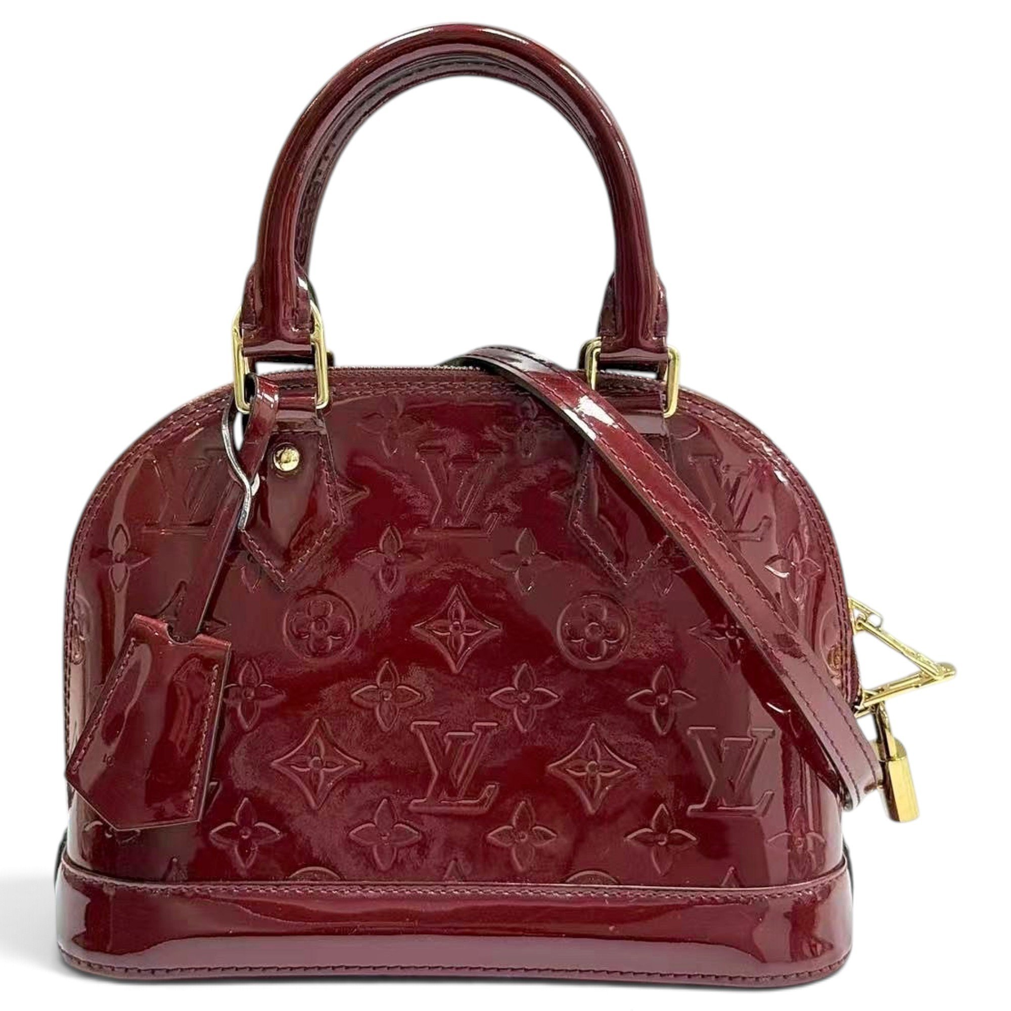 Alma BB patent leather crossbody bag