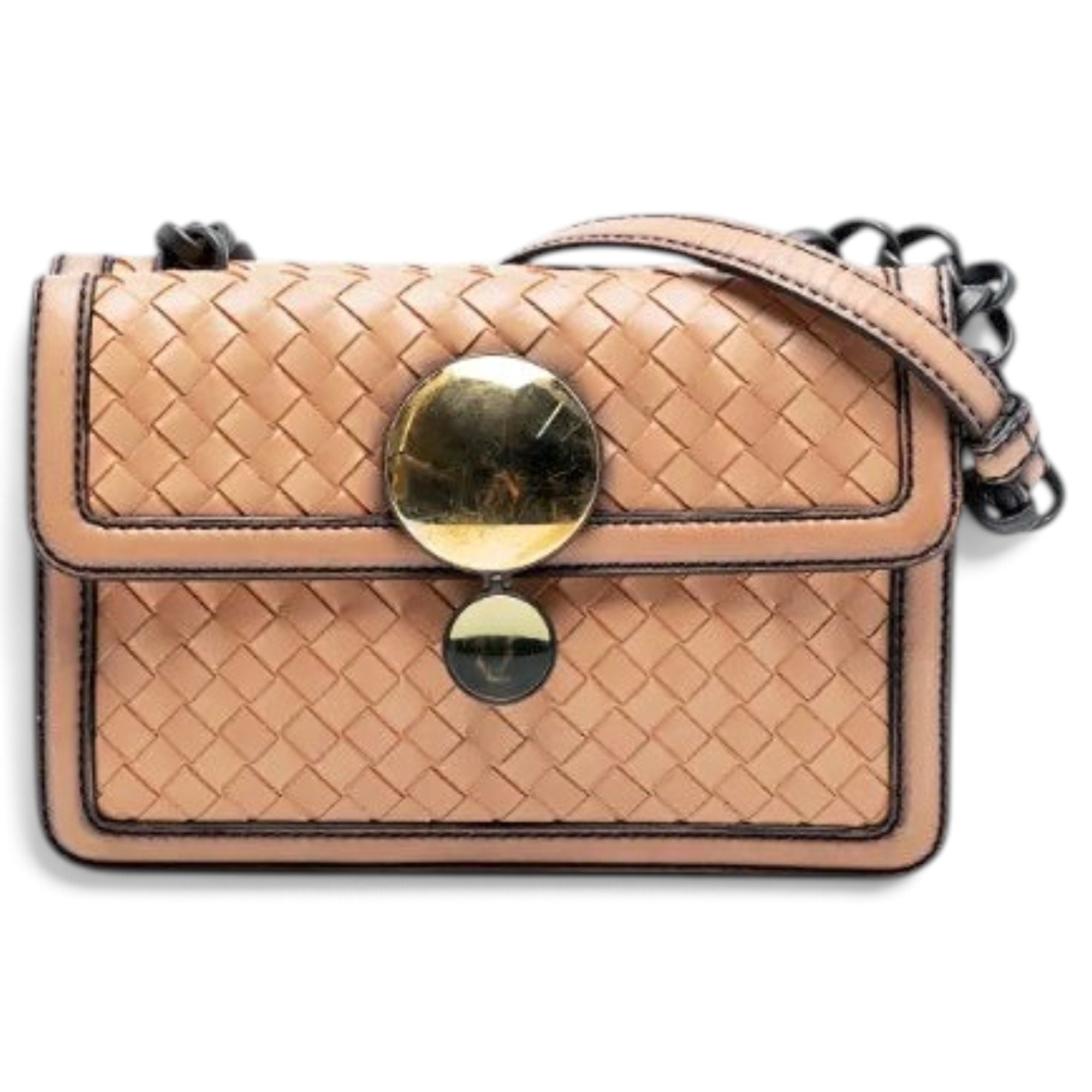 Leather clutch bag