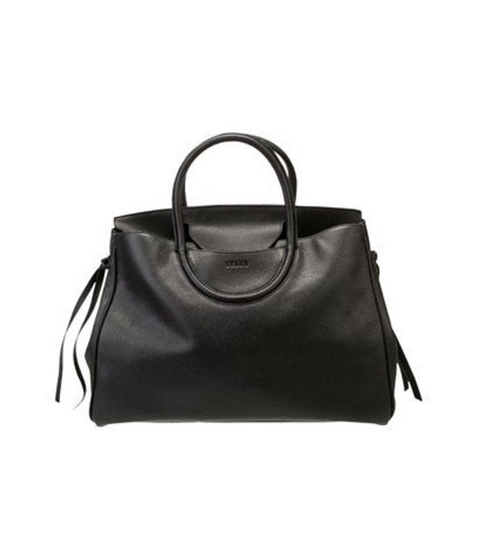 Staud Leather Top Handle Bag