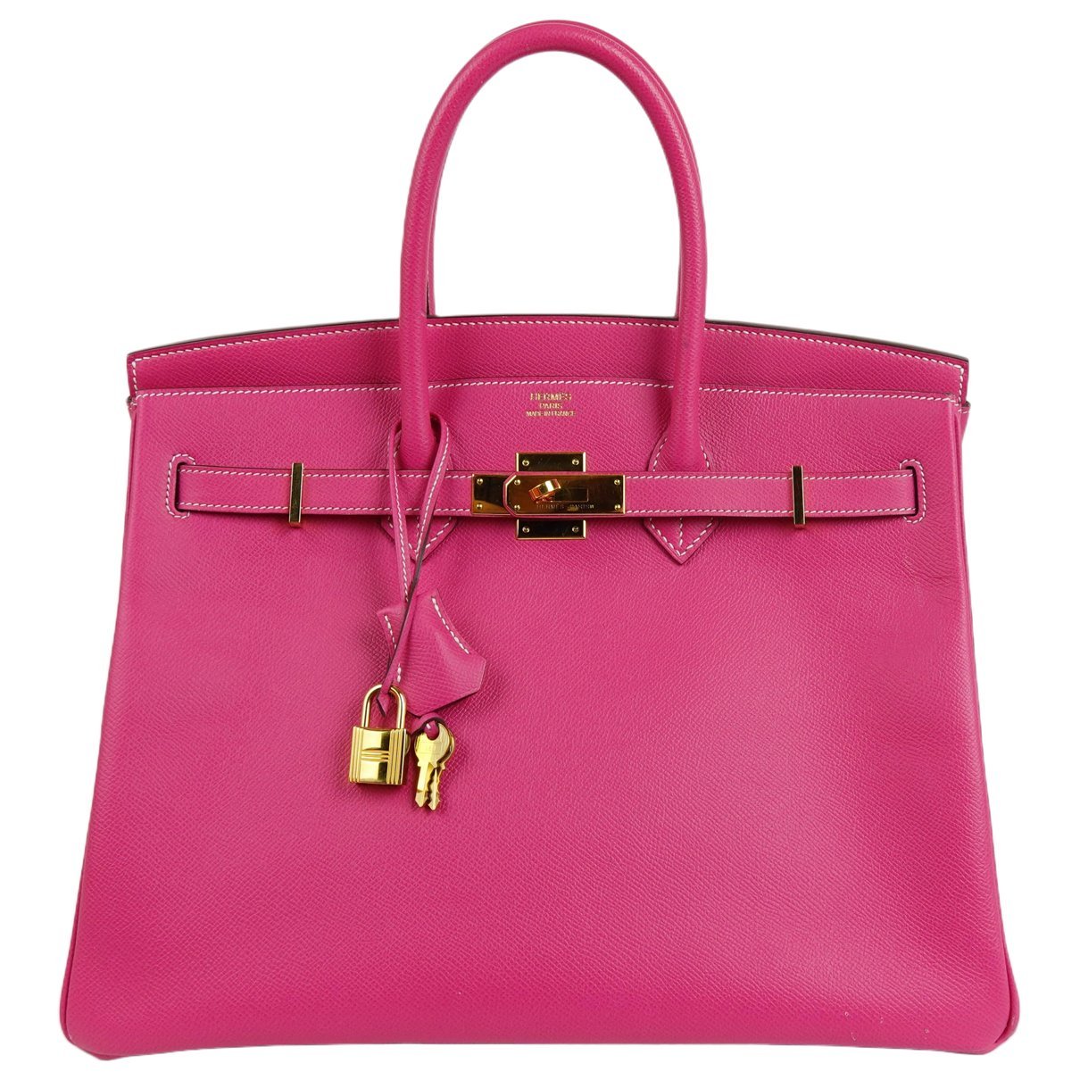 Birkin 35 leather handbag