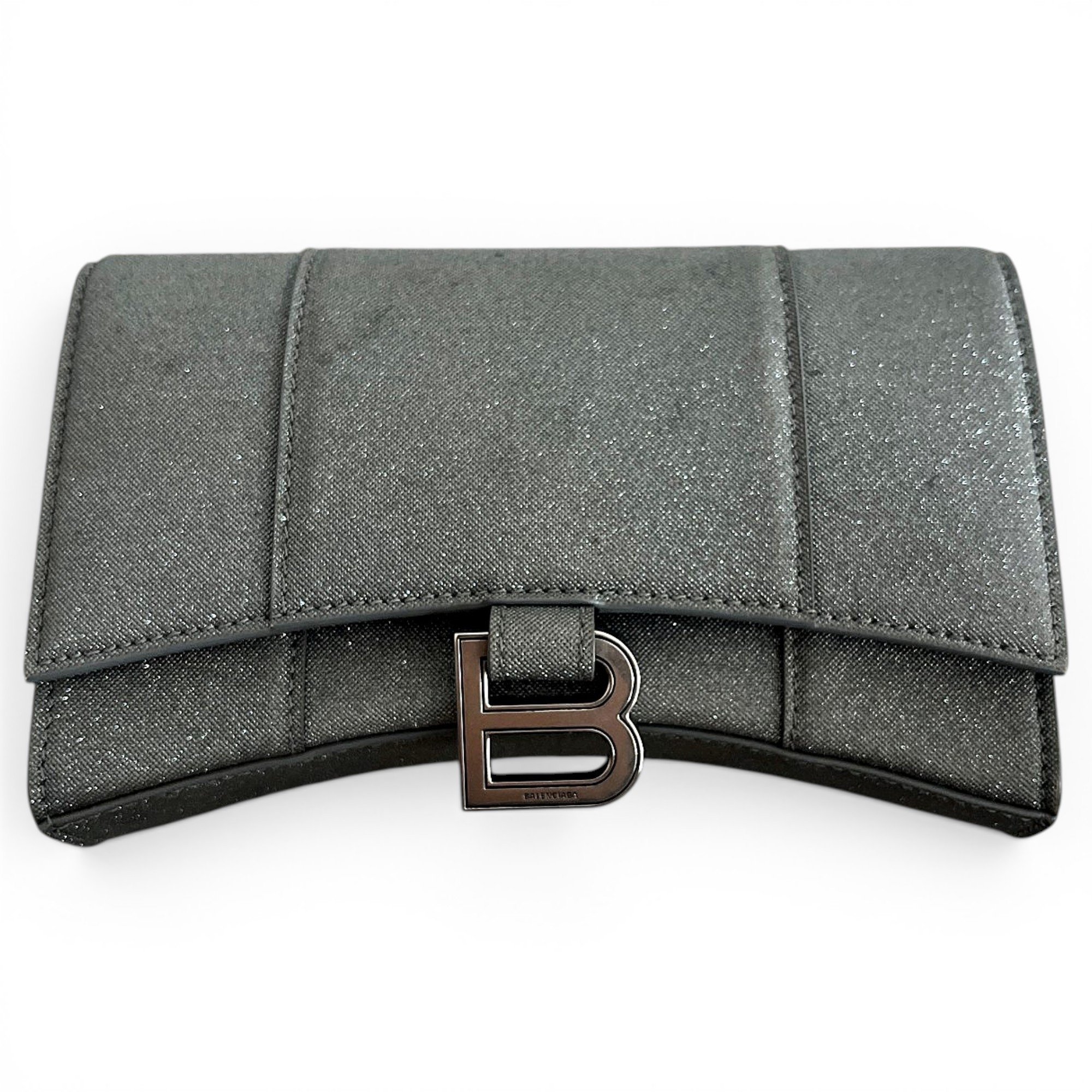 Glitter clutch bag