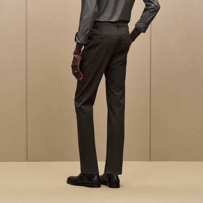 Kaki Saint Germain Fitted Pants
