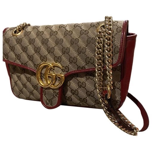 GG Marmont Chain leather crossbody bag