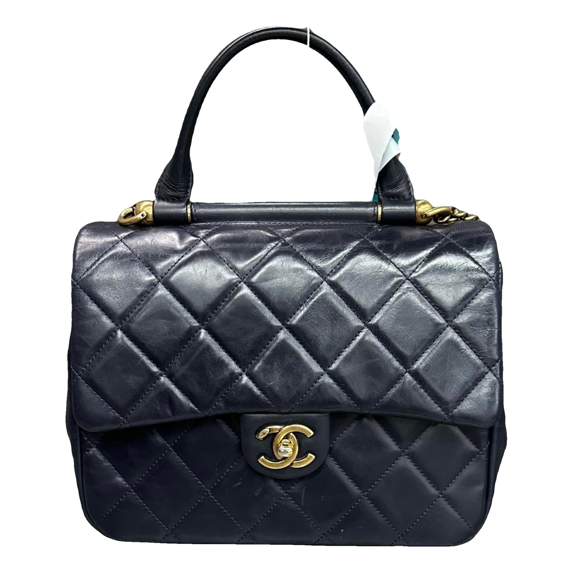 Timeless Classique Top Handle leather handbag