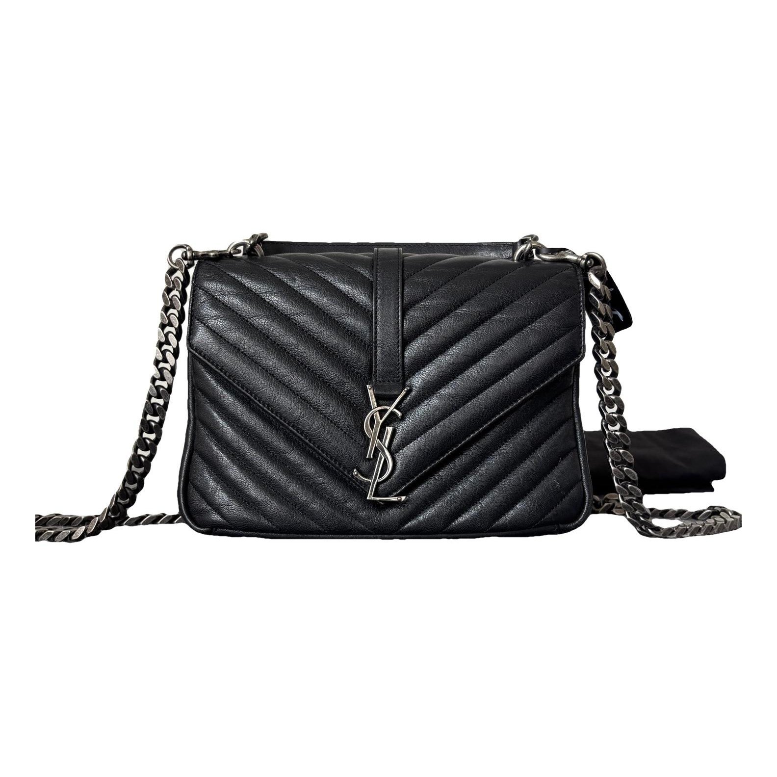 Collége monogramme leather handbag