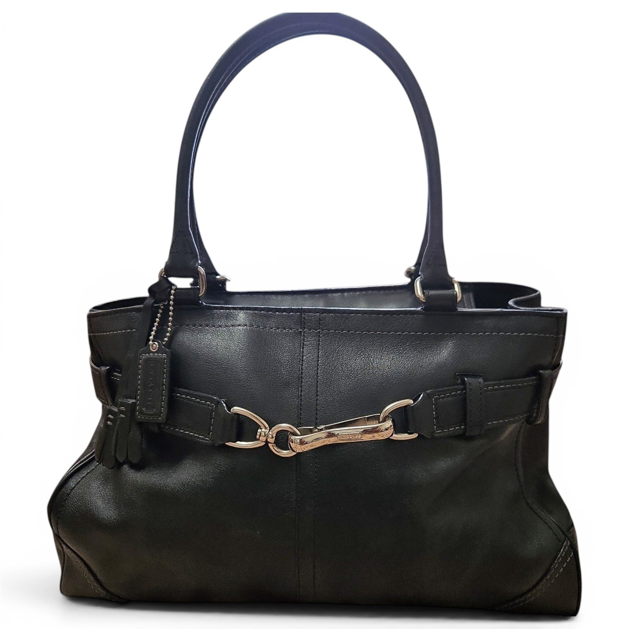 Leather handbag