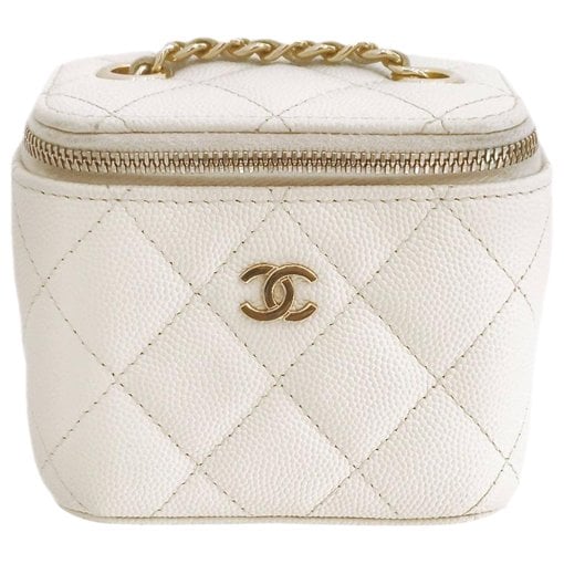 Trendy CC Vanity leather handbag