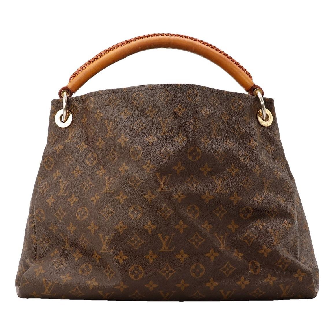 Artsy leather handbag