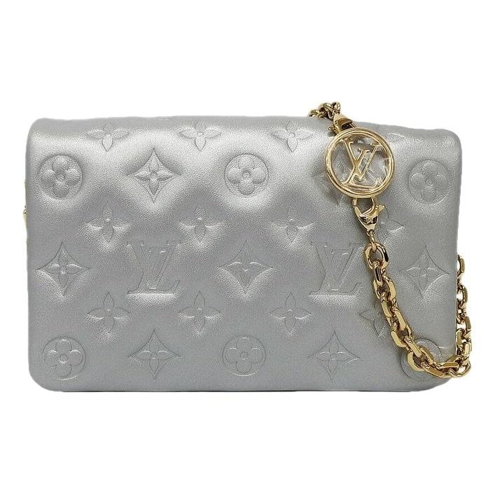 Coussin leather handbag