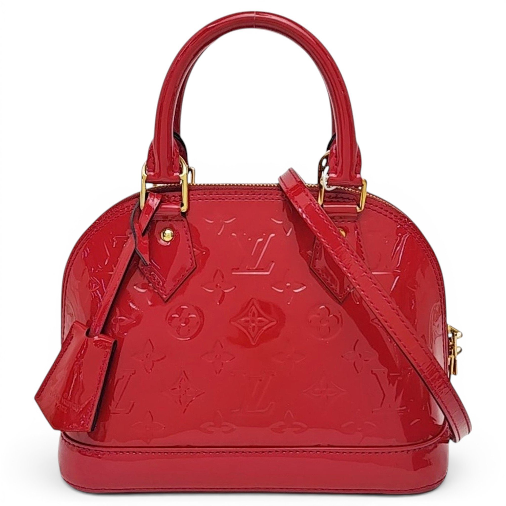 Alma patent leather handbag