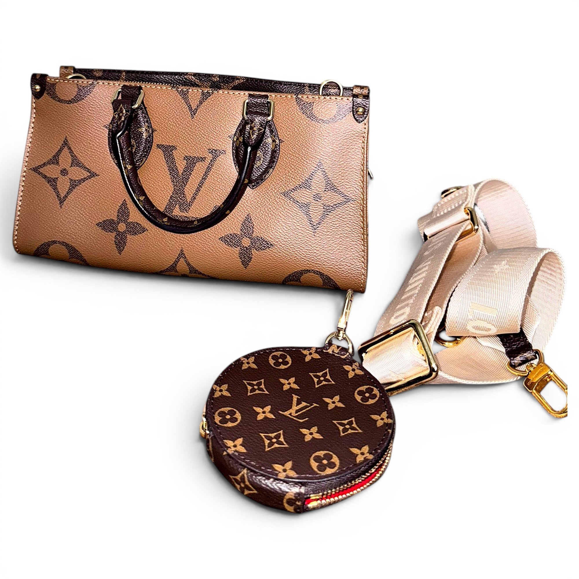 OnTheGo East West leather crossbody bag