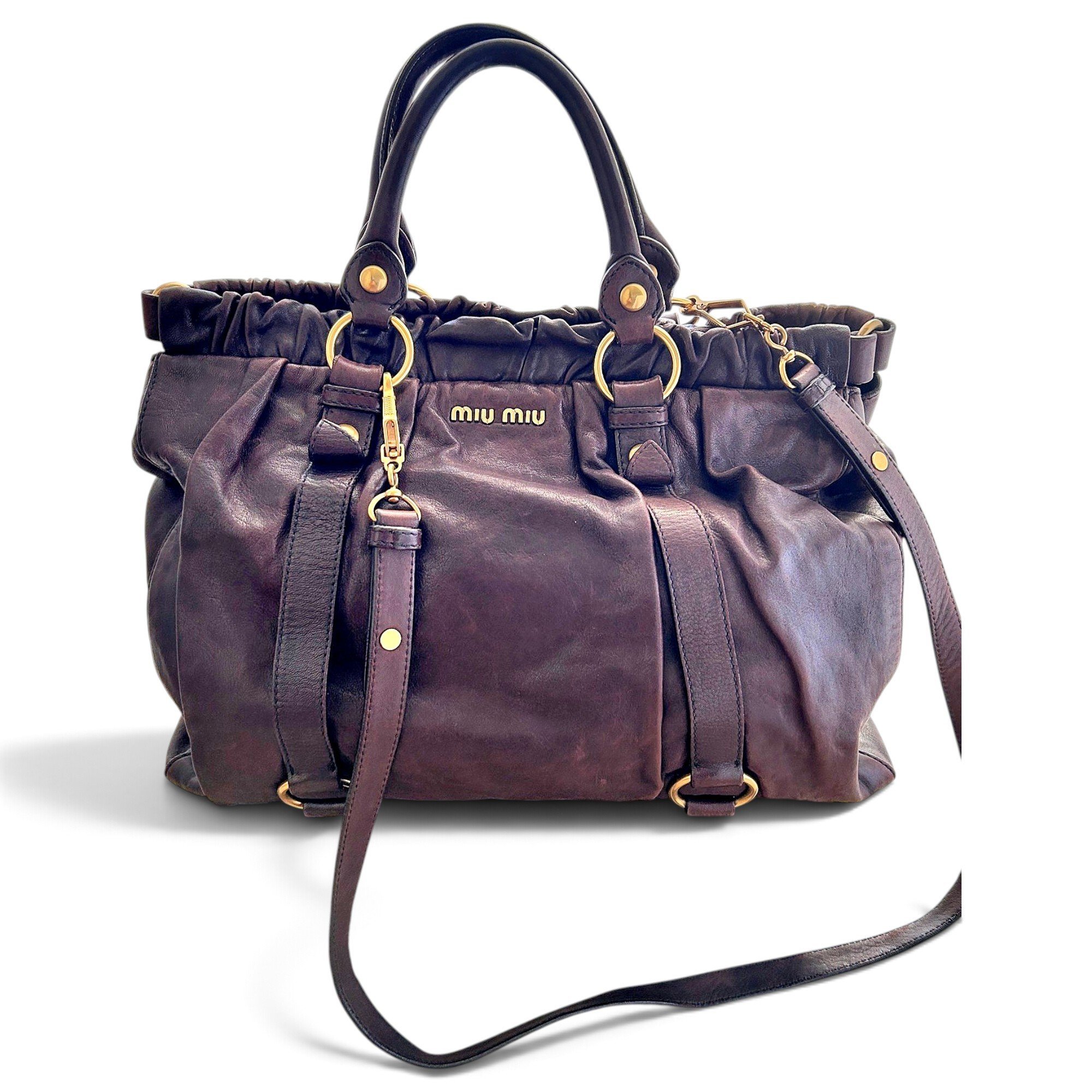 Vitello leather handbag
