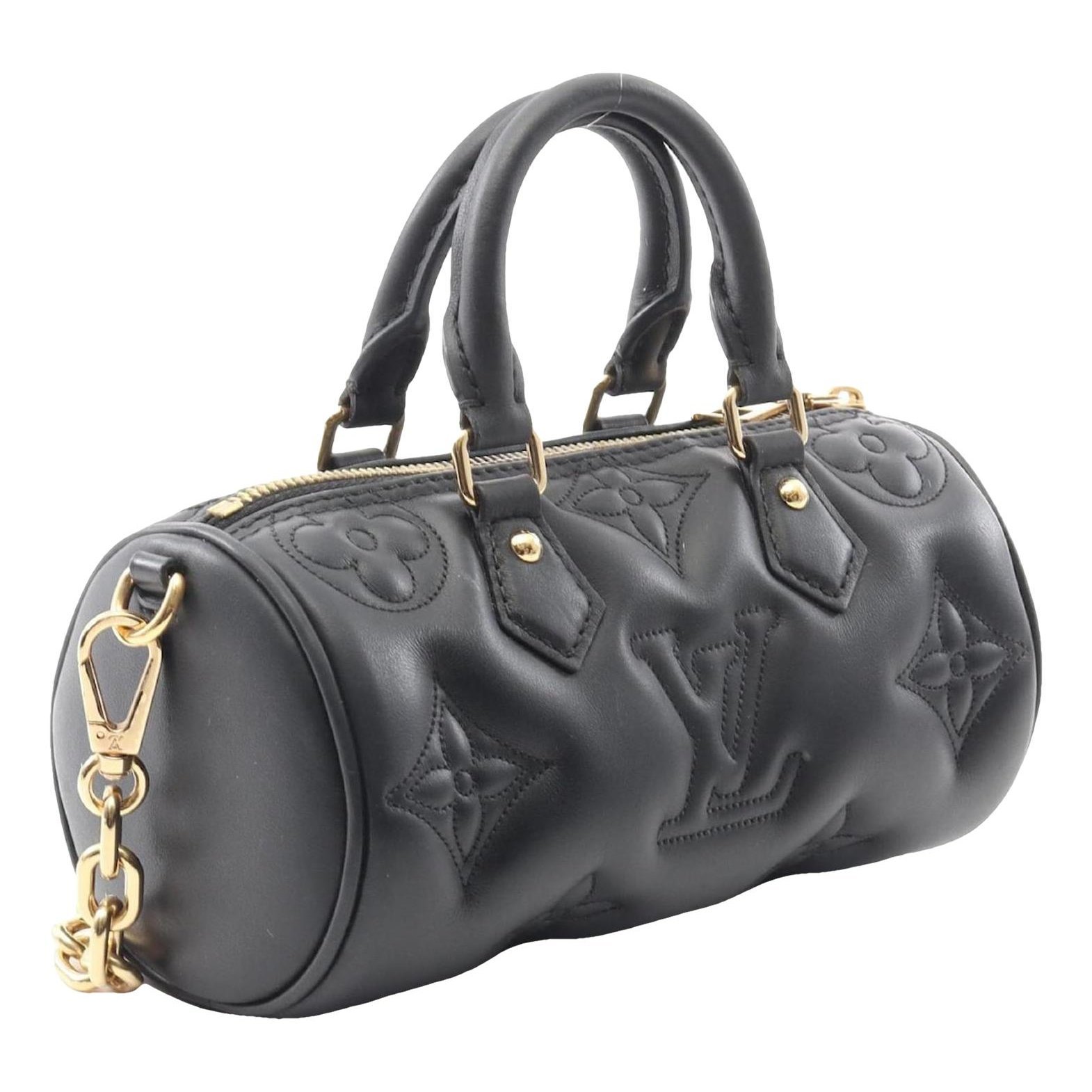 Papillon BB leather handbag